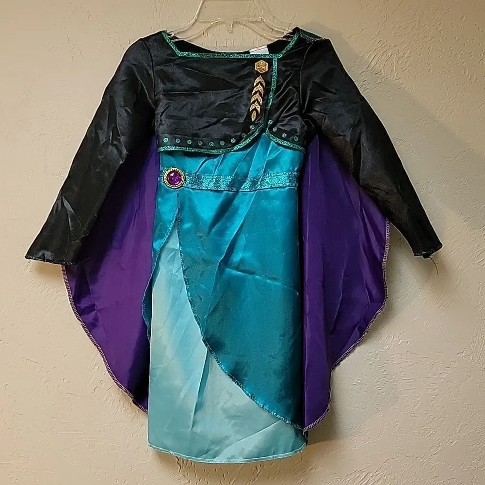 DISNEY FROZEN II PRINCESS ANNA GOWN, SIZE 4-6X